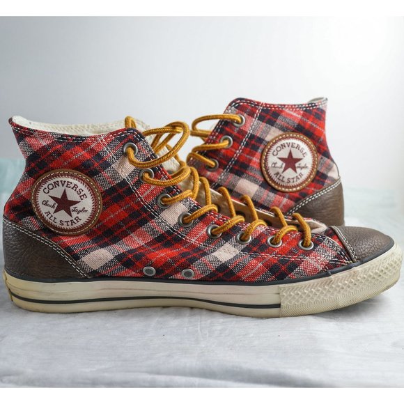 Converse Other - Chuck Taylor All Star Plaid Hi Top canvas